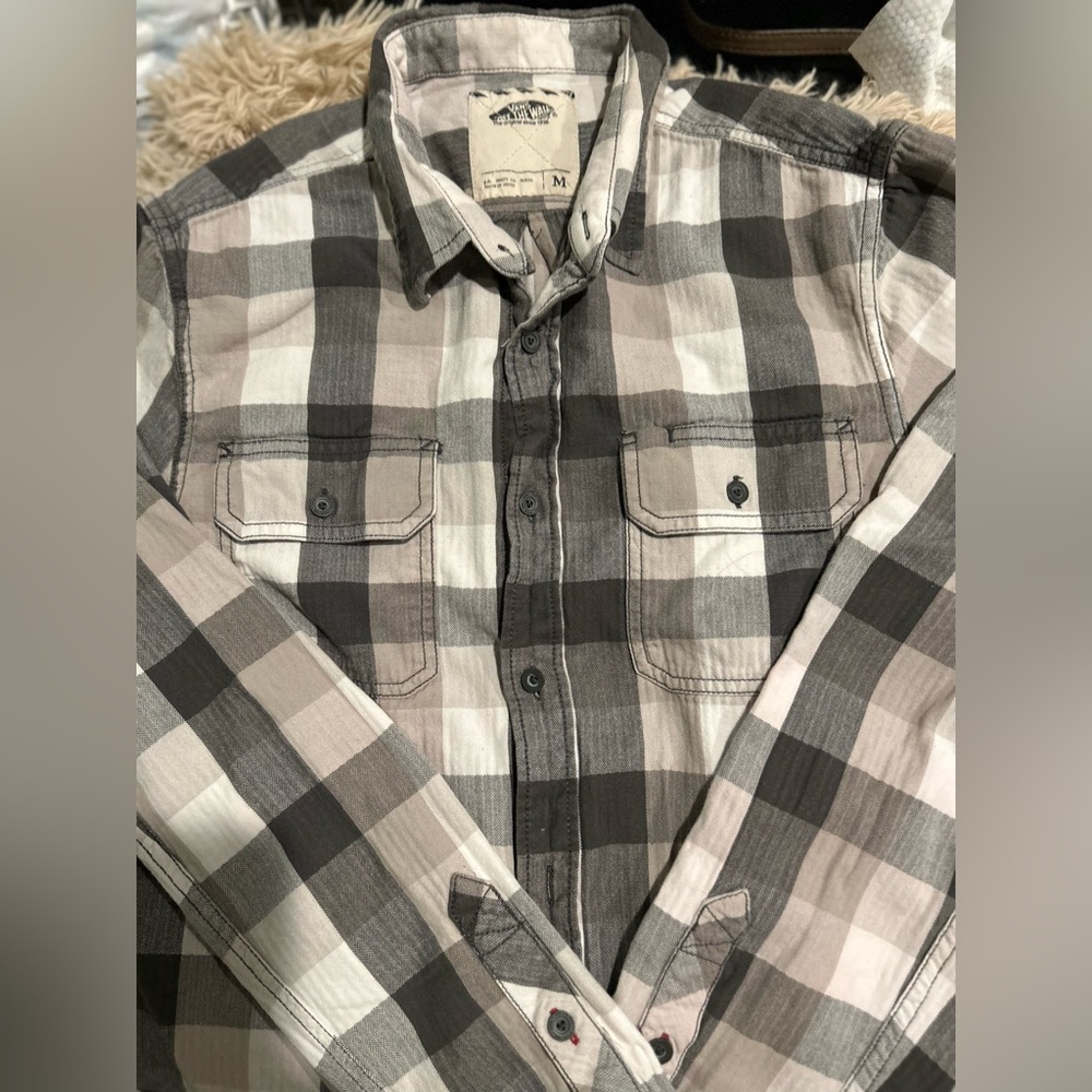 Vans button down shirt